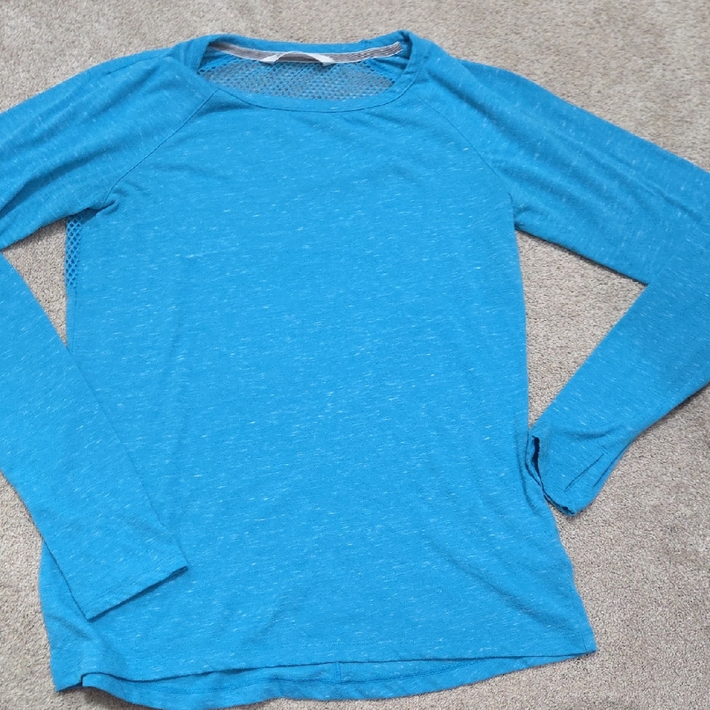 Victoria's Secret VSX Long Sleeve Mesh Back Tee